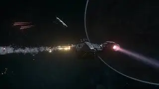 Star Citizen Alpha 3.5 PTU - First Encounter with a NPC (UEE Navy) Hammerhead