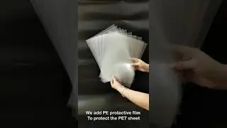 Vacuum Forming Plastic Material / PET Plastic Rolls Transparent