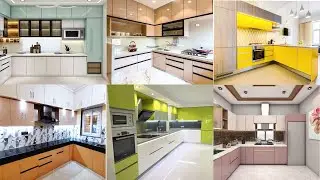 100 NEW Modular Kitchen Designs 2025 Trending kitchen cabinet two Colors Combination interior trends
