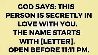 👉God Says: I am revealing your soulmate today. Don't ignore this sign... | God Message Today