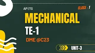 Thermodynamic Processes - 3 |  Class -1 , #dme ,#thermalengineering,#c23diploma