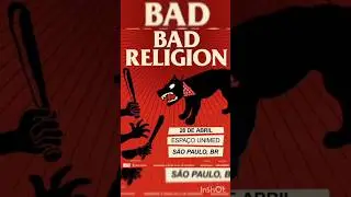 BAD RELIGION NO BRASIL #shorts #rocknews #badreligion #punkrock