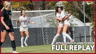 ODAC Quarterfinals: Bridgewater College Women's Soccer vs Randolph-Macon Replay