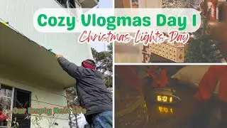 Vlogmas, день 1 | Уютное утро, адвент-бокс, поручения и уличное освещение 🎄Vlogmas 2025