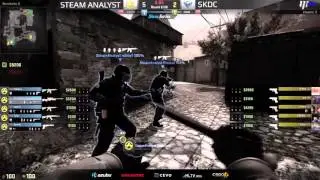 $2,500 RGN Showseries Semifinals   SKDC vs SteamAnalyst bo3 Map 3 on Cobblestone