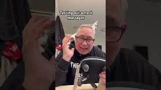 Massage Therapy #catsofyoutube #catmassage #neckmassager #massagetherapy #stressmanagement #catdad