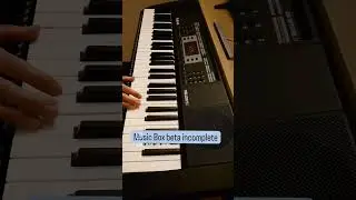 Music Box beta incomplete - Tomohito Nishiura - Dark Cloud#shorts #shortvideo #piano #music
