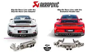 Akrapovic exhaust technology for Porsche 911 GT3 (992)