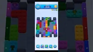 Last 1 second 😱 Color Block Jamآخر ثانية 😳बहुत मुश्किल level 109