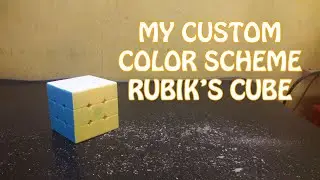 My Custom Color Scheme Rubik's Cube! | Cubing Solved Review