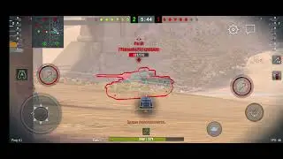 небольшой бой на FT-AC Tanks Blitz