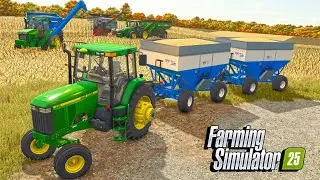 I BOUGHT A NEW TRACTOR TO FINISH UP CORN HARVEST! (JD 7810) | FS25