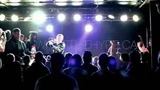 Slim Jesus has mic snatched from him during Canadian Performance