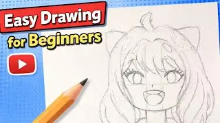 | 👉PART-2 |Easy Drawing for Beginners ✏️ | Cute Anime Girl Step by Step|#anya#drawing#anime#sketch#
