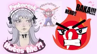 Pinterest Hates Artists? | OC Speed Drawing | Commentary on Problems with Pinterest