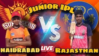 50th match | SRH VS RR LIVE | #JUNIOR IPL 2024 #livestream #youtube #viralvideo