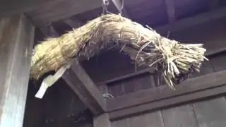 Huge Japan Shinto Shrine Shimenawa Prayer Rope