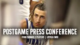 Hampton Men's Basketball | Ivan Thomas and Players Press Conference | Loyola