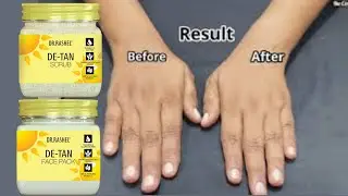 Dr Rashel De-Tan Anti Tanning Scrub & Face Pack Review l De Tan Instant Skin Brightening Scrub