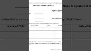 ESIC self declaration form kaise download karte hai.#esic #esic_pharmacist #pf