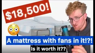 $18,500 Tempur-pedic Mattresses With Fans in It??😳 and is it worth it?