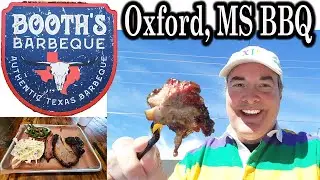 Mississippi Barbeque Review: BBQ Travel Guide at Booth’s Barbeque and Yard in Oxford, MS