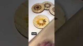 Burn Wood with EZScreen Ready-To-Use Stencils and Torch Paste