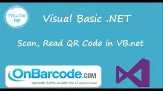 How to scan, read QR Code image using OnBarcode VB.NET QR Code Reader library