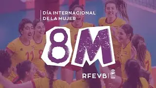 8M | D&iacute;a Internacional de la Mujer 💜 x RFEVB 🏐