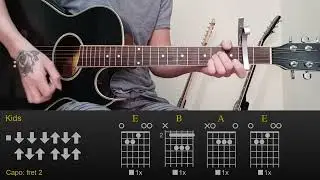 Kids - Current Joys | Easy Guitar Lesson Tutorial with Chords/Tabs and Lyrics