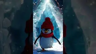 Penguins explore ice caves #penguin #cute #shorts