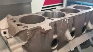 Engine Cylinder Sleeve Machining & Install