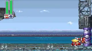 Megaman X4 - Zero - Jet Stingray: Marine Base