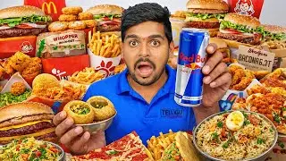 Extreme Spicy 🌶️  7 Fast Food Items Eating Challenge 🔥🔥 Telugu Experiments