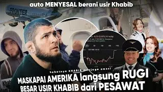 Dunia Terkejut! Melihat Reaksi tenang Khabib saat mendapat perlakuan Diskriminatif dari Pesawat USA
