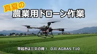 DJI AGRAS T10 稲作・大豆栽培