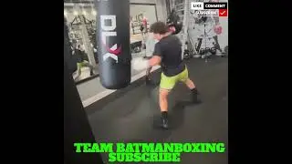 CURMEL MOTON WORKING ON THE HEAVYBAG