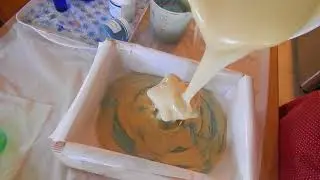 Silent Soaping Series Alpine Frost Column Pour