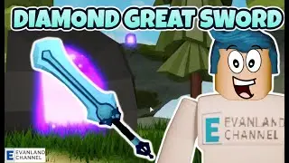 How To Make The Diamond Great Sword And Mob Damage Review Roblox Islands Brand New Update
