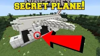 Minecraft: СЕКРЕТНЫЙ САМОЛЁТ!! &mdash; Найдите деревянную кнопку &mdash; Пользовательская карта