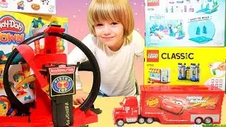 Disney CARS Lightning Mcqueen Crazy Trucks - 100+ cars toys giant SURPRISE with Car Collection