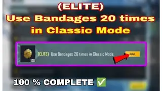 Use Bandages 20 Times Mission Trick 🔥 | 1 Match Mein Complete Karein 