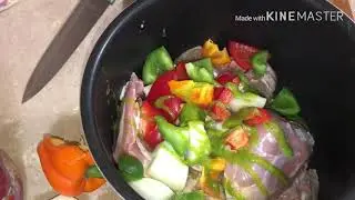 Fricase de Pollo en olla de cocción lenta( slow cooker chicken)