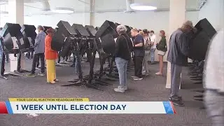 Early voting turnout strong with one week until Election Day