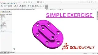 #SOLIDWORKS | SIMPLE MECHANICAL PARTS | EXERCISE 8 | ENGINEERING👨‍🔧