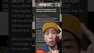 KORBAN PHK SEPANJANG TAHUN 2025 MELONJAK NAIK