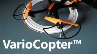 2023 World patent novelty Annular winged DRONE VarioCopter&trade; for high payload and long range delivery