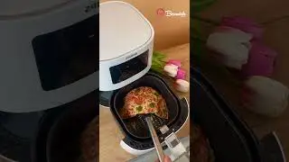 Air fryer pizza hack 🍕 #airfryer #pizza #tasty #hack