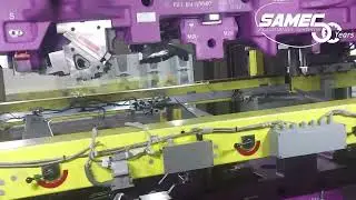 TRANSFER PRESS TOOLING WITH 2 ROTATIONS