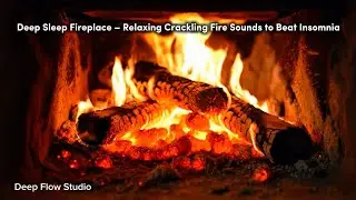 Deep Sleep Fireplace &ndash; Relaxing Crackling Fire Sounds to Beat Insomnia